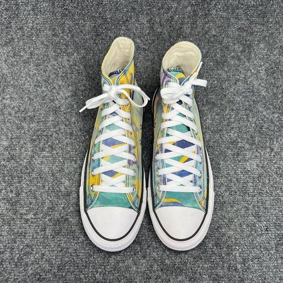 Converse Andy Warhol Sneakers Womens 10 Hi Colorful Camo Chuck Taylor All Star - Picture 3 of 14